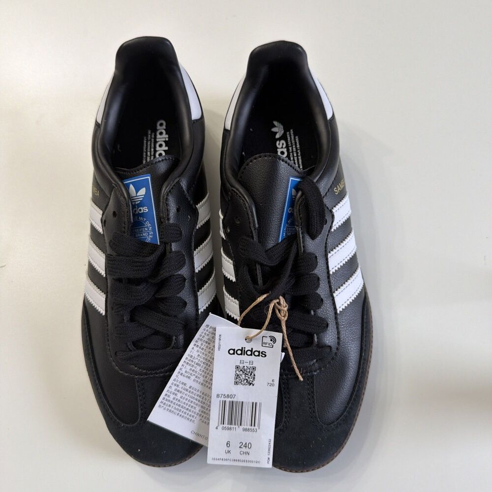 Adidas Samba OG - Black/White (B75807) 6.5 Women's